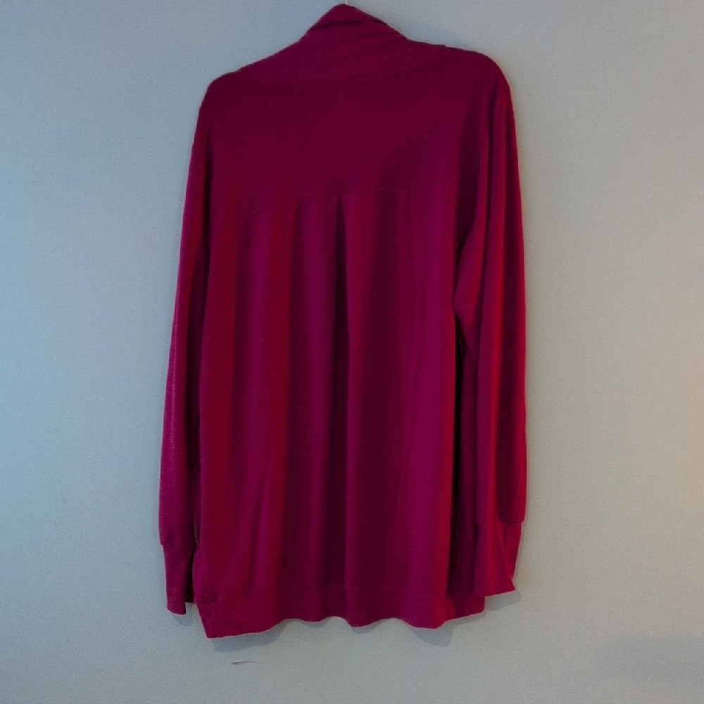 Tek Gear Women's Cowl Neck Sweater - Vibrant Pink